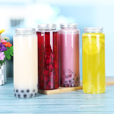 Aislamiento y funcionalidad moderna Botellas de té de leche redondas cuadradas