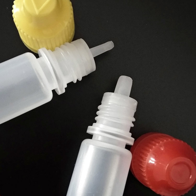 Botellas de gotero de plástico líquido 10ml 15ml 20ml 30ml 40ml 50ml 60ml 70ml 100ml 120ml Capacidad con tapa de tornillo