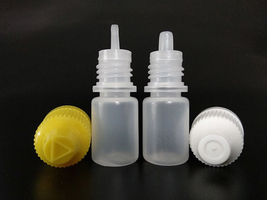 Botellas de gotero de vidrio de plástico transparentes y negras personalizadas con superficie lisa y personalización