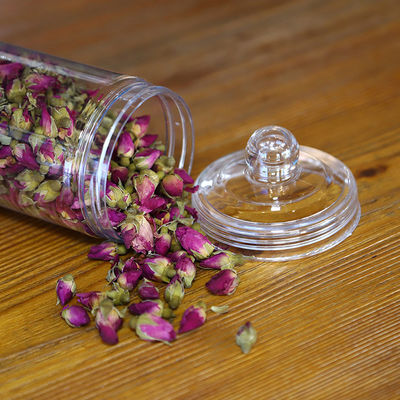 Frascos de plástico transparente con impresión personalizada para soluciones de embalaje transparente