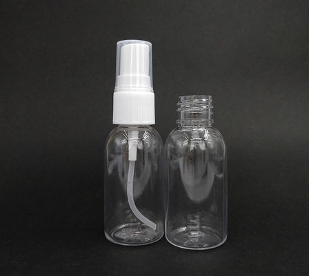 Botella de pulverización de plástico PET con 10 ml 15 ml 30 ml 50 ml 60 ml 70 ml 100 ml 200 ml 500 ml Capacidad