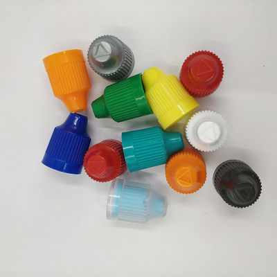 Botella de líquido de 18 mm de tamaño de cuello a prueba de niños con forma redonda y manejo de superficie de serigrafía
