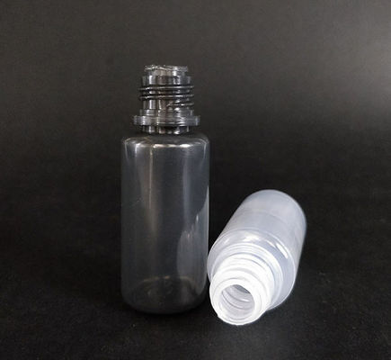Botella de líquido PET redonda transparente para un rendimiento de vapeo constante