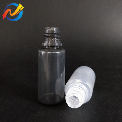 Botella de líquido PET redonda transparente para un rendimiento de vapeo constante