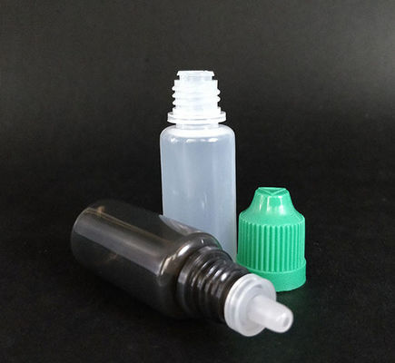 Botella de líquido PET redonda transparente para un rendimiento de vapeo constante