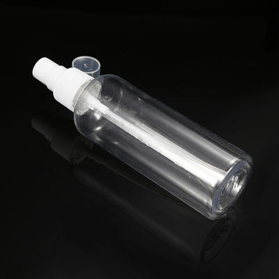 Botella de pulverización de plástico PET redonda versátil y transparente para todas las necesidades de pulverización