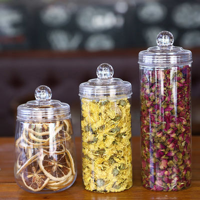 Jarrones de plástico personalizados con capacidad 2oz 3oz 4oz 5oz 6oz 7oz 8oz
