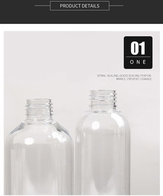 Botella de pulverización de plástico de PET clásico esencial para artículos esenciales del día a día