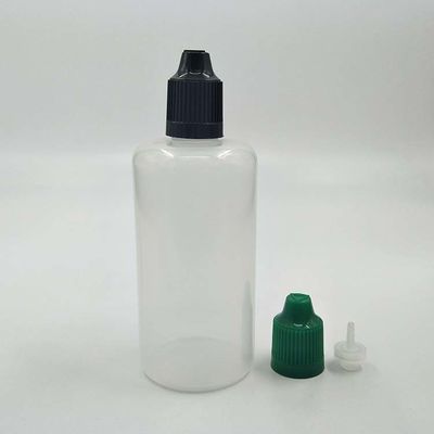 Botella de líquido electrónico de 80 ml con tapa de rosca para un sellado seguro y fácil rellenado