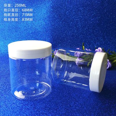 Jarrón cosmético de plástico transparente Capacidad 10ml 15ml 30ml 60ml 80ml 100ml 120ml 150ml Ligero