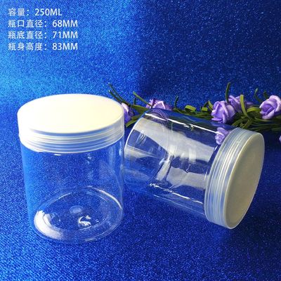 Jarrón cosmético de plástico transparente Capacidad 10ml 15ml 30ml 60ml 80ml 100ml 120ml 150ml Ligero