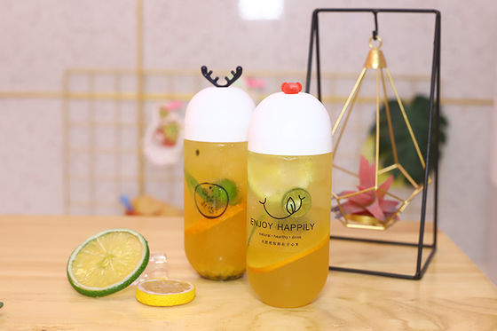 Manija aislante Almacenamiento de bebidas conveniente Botellas de té con leche clara