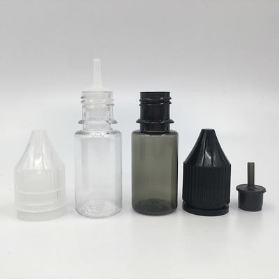 Botella de líquido electrónico de 10 ml, 15 ml, 30 ml, 60 ml, 80 ml y 100 ml con cuello a prueba de niños y color de impresión personalizado