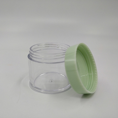 Tarro cosmético de plástico de superficie lisa para cosméticos en tamaños de 10 ml, 15 ml, 30 ml, 60 ml, 80 ml, 100 ml, 120 ml y 150 ml