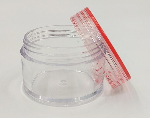 Soporte de tarro cosmético de plástico de 80 ml, solución de almacenamiento práctica y elegante para cosméticos