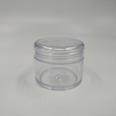 Contenedor cosmético de plástico con impresión personalizada, perfecto para la solución de embalaje de su marca