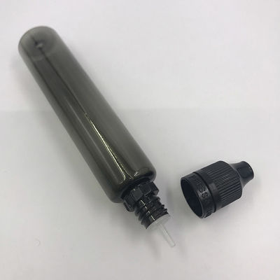 Botella de líquido E transparente con tamaño de cuello de 18 mm y capacidad de 10 ml 15 ml 30 ml 60 ml 80 ml 100 ml