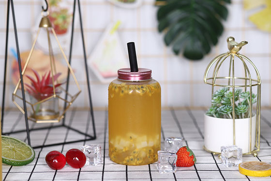 Botellas modernas de té con leche de 0.5 kg de capacidad, tapa de rosca para embalaje personalizado