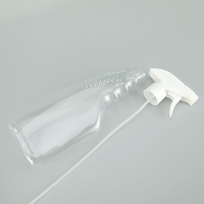 Botella dispensadora con bomba PET con material reciclable y tratamiento superficial de serigrafía