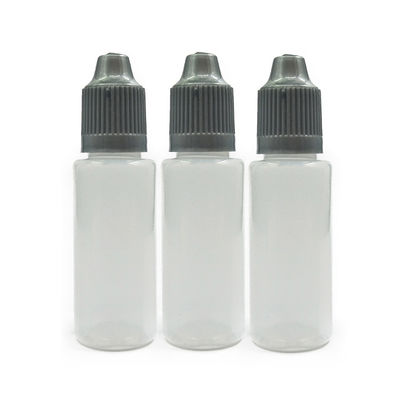 Botella de líquido electrónico de 10 ml, 15 ml, 30 ml, 40 ml, 60 ml, 80 ml y 100 ml de capacidad con logotipo personalizado y cuello a prueba de niños