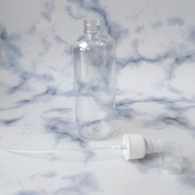 Botella de pulverización de plástico PET clásica con varias capacidades 10ml 15ml 30ml 50ml 60ml 70ml 100ml 200ml 500ml