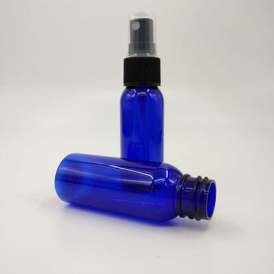 Botella rociadora de plástico PET negro clásico Superficie lisa Colores ámbar verde transparente Diseñada para soluciones de dispensación de líquidos