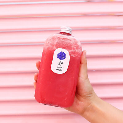 Botellas de té con leche claras medianas, forma cuadrada y redonda, adecuadas para envasar y almacenar bebidas