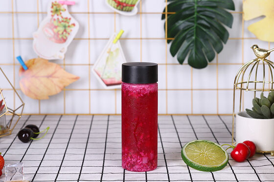 Jarras cuadradas y redondas para té de burbujas con diseño transparente para una rápida identificación y control del contenido