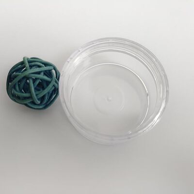 Contenedores de plástico, tarros de 100 mm de diámetro, transparentes, herméticos, diseñados para la conservación segura de productos