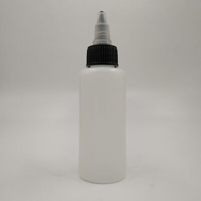 Botellas de gotero de vidrio de plástico diseñadas con superficie lisa y tipo de sellado con tapa de tornillo que proporciona contención de líquido a prueba de fugas