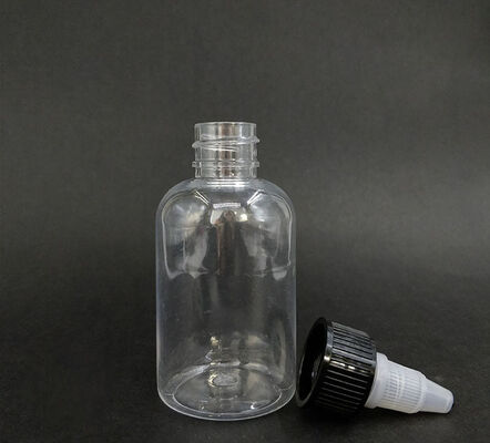 Impresión de 5000 botellas de dispensador de goteras de superficie lisa diseñada para una fácil distribución y sellado en envases médicos