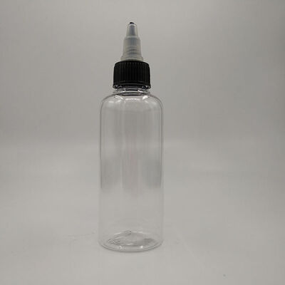 Botellas cuentagotas de vidrio y plástico, transparentes y negras. Personalización de logotipo disponible. Ideales para aceites esenciales, sueros y soluciones de envasado de líquidos.