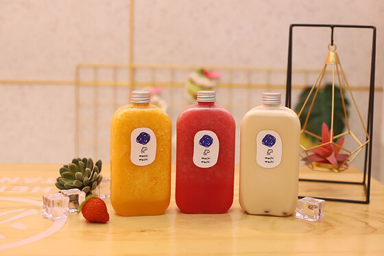 Jarras de té de burbujas de plástico transparentes Contenedores transparentes que permiten una fácil identificación del contenido Perfecto para tiendas de té de burbujas