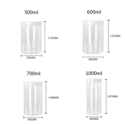 Personalización de plástico Contenedores de plástico Soluciones de almacenamiento resistentes a fugas Ideal para envases de productos líquidos y sólidos