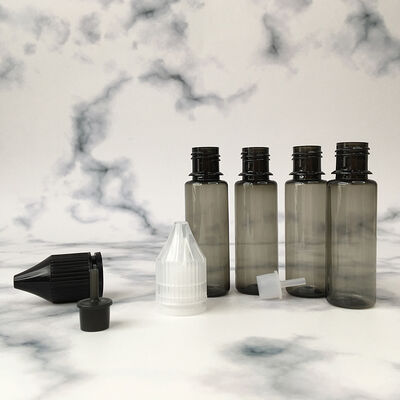 Botella de e-líquido con tamaño de cuello de 18 mm, rango de capacidad de 10 ml, 15 ml, 30 ml, 40 ml, 60 ml, 80 ml, 100 ml, perfecta para el almacenamiento de e-líquido