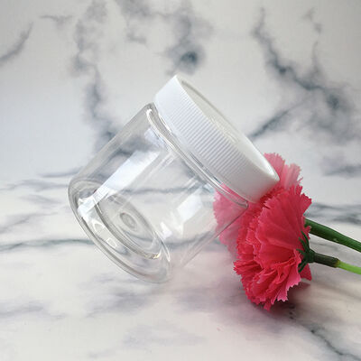 Jarrones de almacenamiento de plástico de 8 oz Personalización Contenedores transparentes duraderos diseñados para muestras farmacéuticas Almacenamiento de cosméticos y alimentos