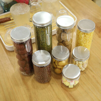 Contenedores de frascos de plástico de 100 diámetros que ofrecen un sellado sensible a la presión que proporciona un cierre seguro y una vida útil prolongada