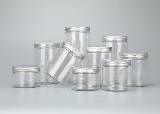 envases plásticos del tarro de la boca ancha de aluminio del casquillo 280ml con las tapas 32g