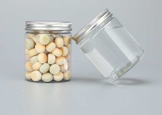 envases plásticos del tarro de la boca ancha de aluminio del casquillo 280ml con las tapas 32g