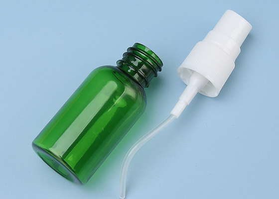 Impresión plástica de la pantalla de la botella del espray del ANIMAL DOMÉSTICO recargable verde del atomizador 20ml