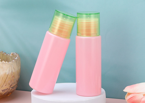 Esencia 21m m de la piel botellas cosméticas de 1 ANIMAL DOMÉSTICO plástico de la onza con Flip Top