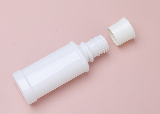 Botella recargable plástica cosmética del enjuague 80ml con el tapón de tuerca