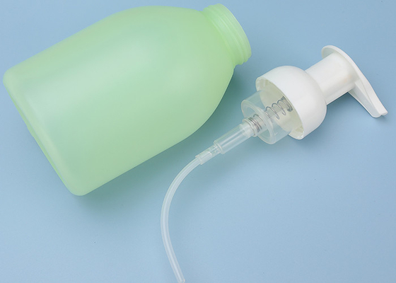 Botella de espuma de cuello de plástico de superficie mate fácil de rellenar con material PET y PP