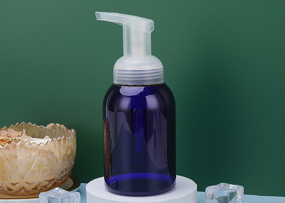 Botella de espuma de cuello de plástico de superficie mate fácil de rellenar con material PET y PP