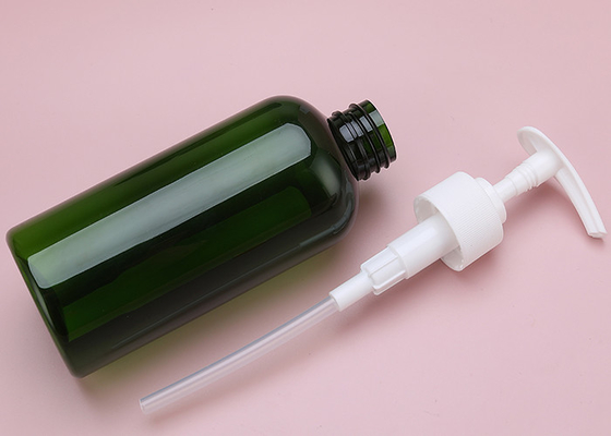 Botella plástica verde 144*58m m del dispensador de la bomba del casquillo 25m m de la prensa