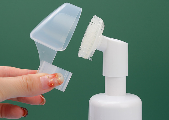 botella facial de la espuma del lavado de 120ml 150ml con el cepillo del silicón