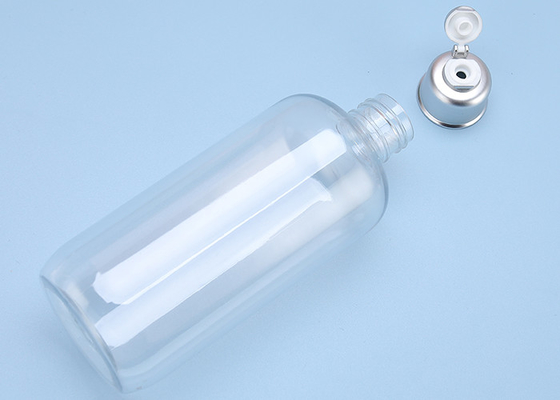 OD transparente 22m m Flip Cap Plastic Lotion Bottles 280ml 300ml