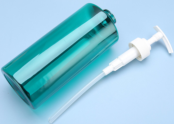 Botellas libres de la loción del ANIMAL DOMÉSTICO del látex azul de BPA con la bomba 81*185m m
