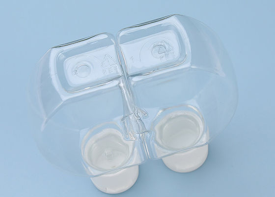 Botellas de plástico con tapa de tornillo sin BPA personalizadas para almacenamiento