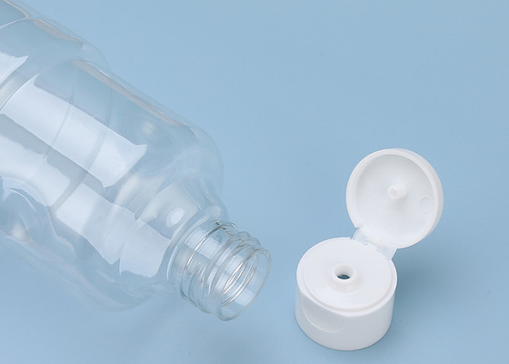 El top del tornillo del plástico transparente de ISO9001 350ml HAPE embotella BPA libre